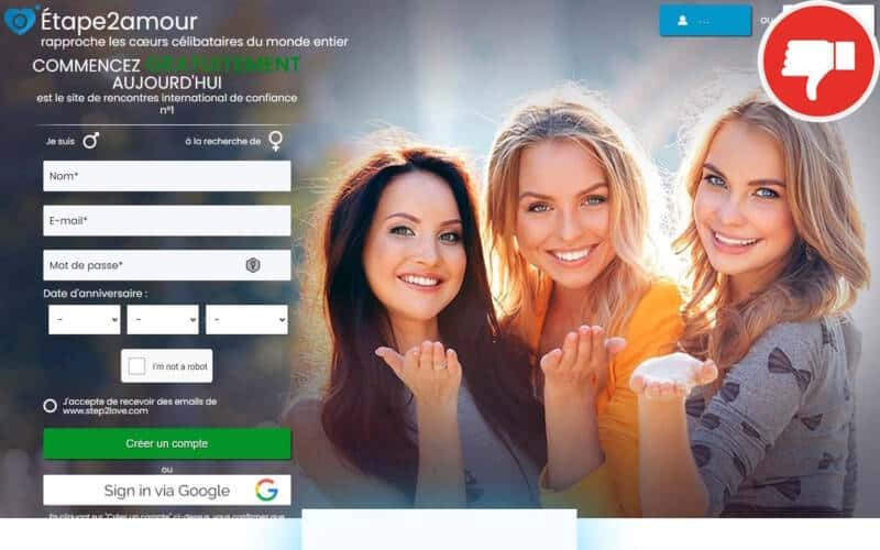 Evaluation Step2Love.com Arnaque