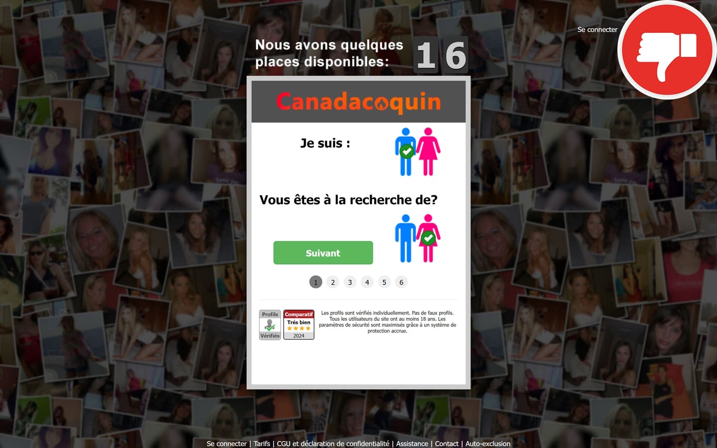 Evaluation CanadaCoquin.com Arnaque