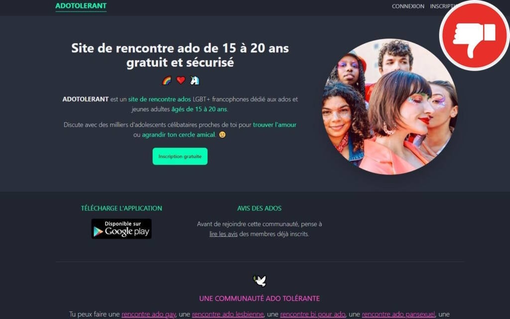 Evaluation AdoTolerant.fr Arnaque