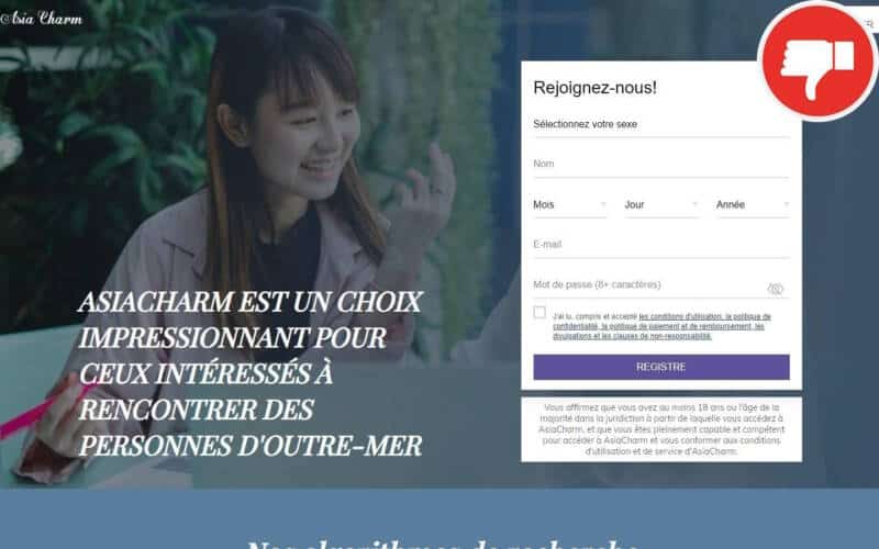 Evaluation AsiaCharm.com Arnaque