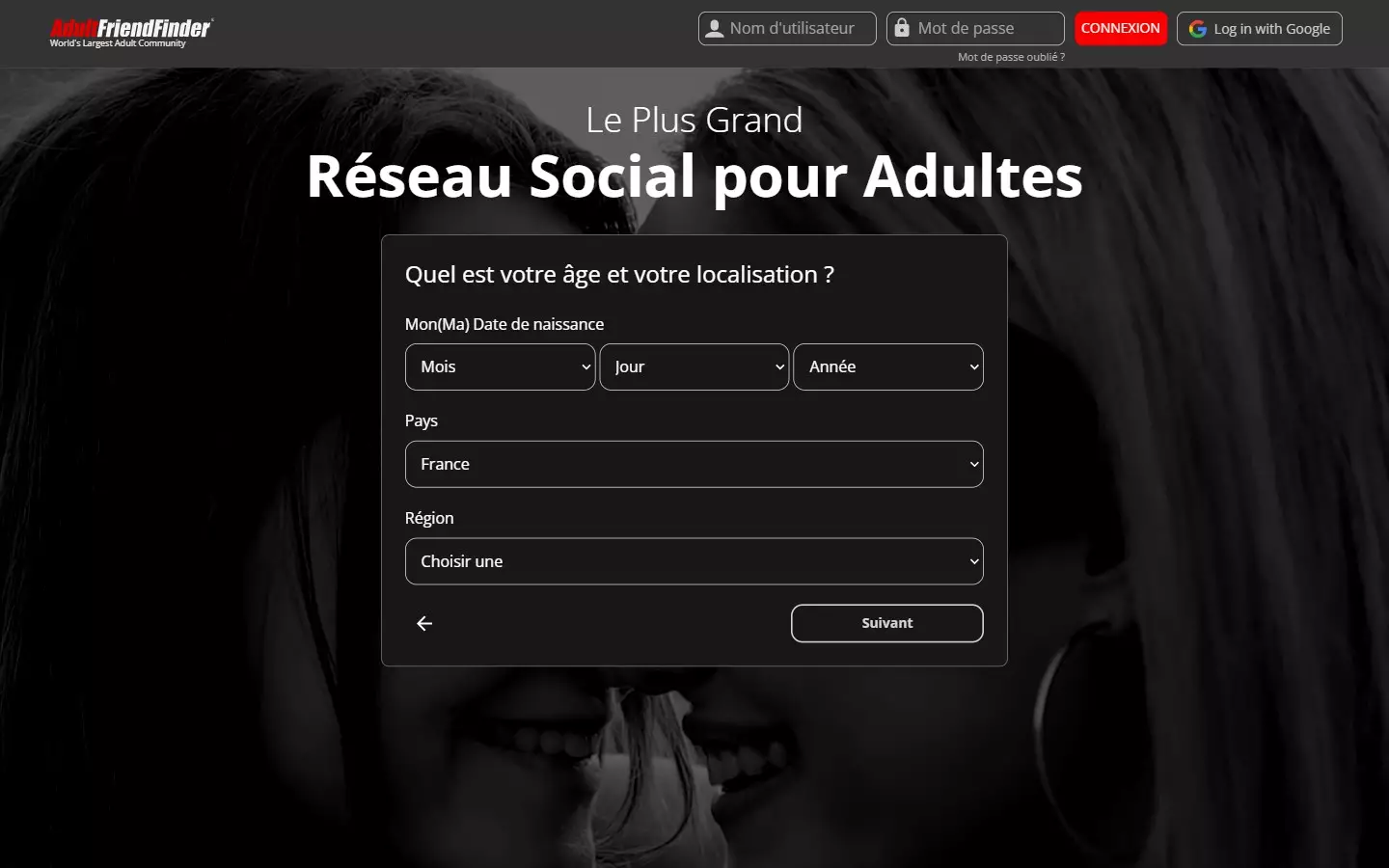 AdultFriendFinder.com inscription