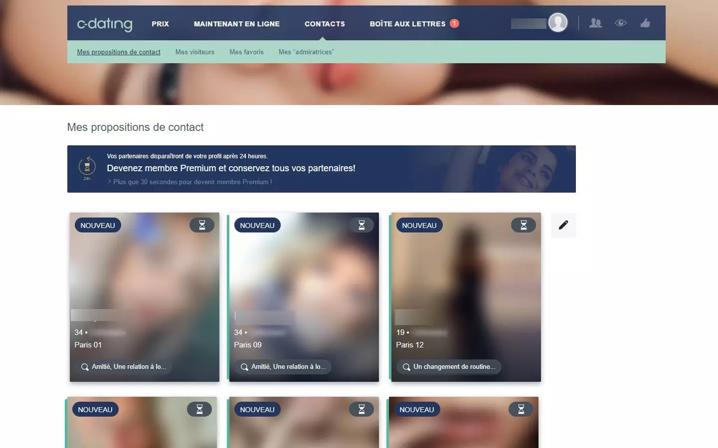C-Dating.fr membres