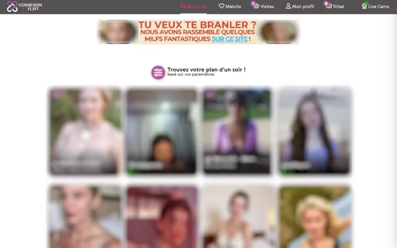 ConnexionEtFlirt.com membres