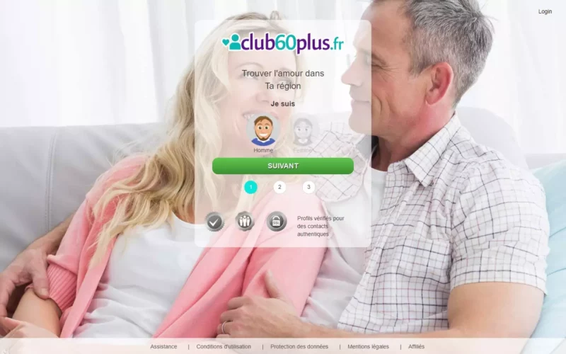 Evalution Club60Plus.fr page d accueil
