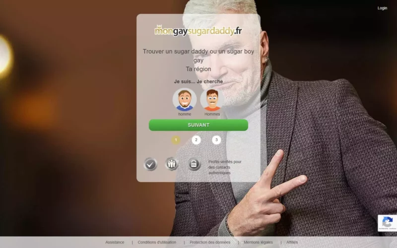 Evaluation MonGaySugarDaddy.fr page d'accueil