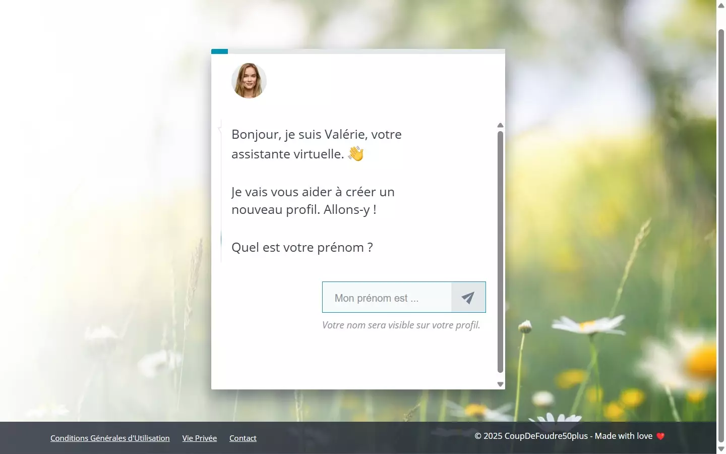 CoupDeFoudre50plus.fr inscription