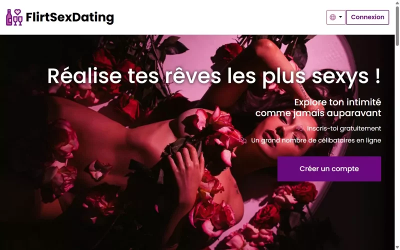 Evaluation FlirtSexDating.com page d'accueil
