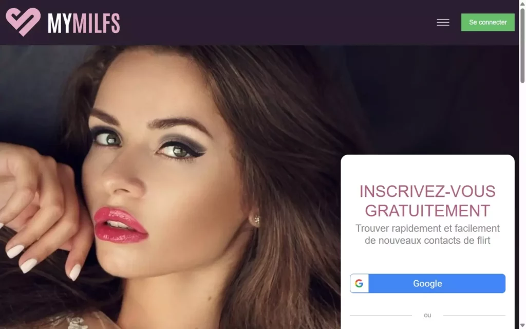 Evaluation MyMilfs.com page d accueil