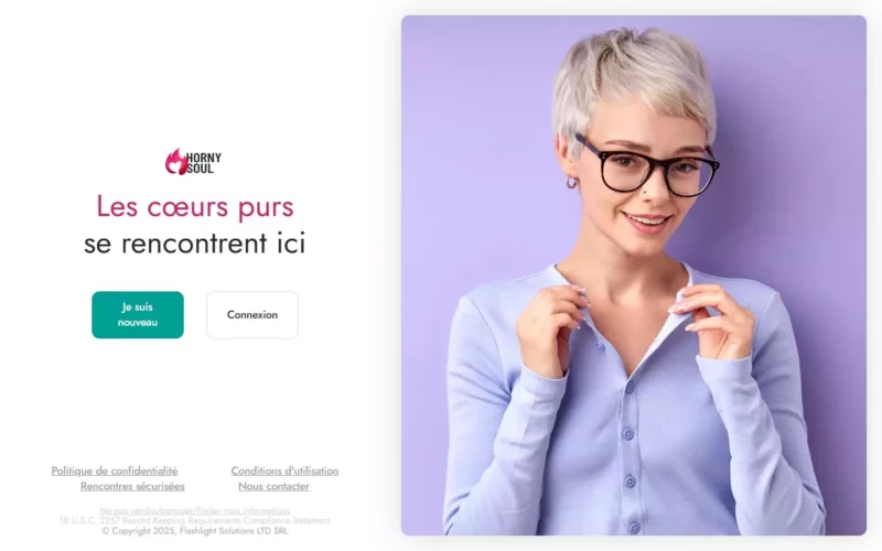 Evaluation. HornySoul.com page d'accueil