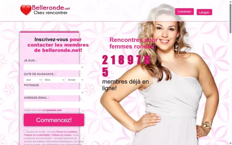 Evaluation BelleRonde.net page d'accueil