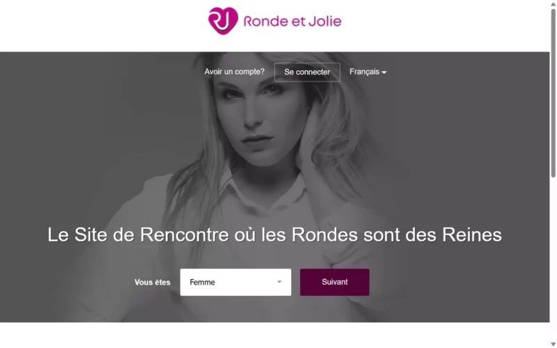 Evaluation RondeetJolie.fr page d'accueil