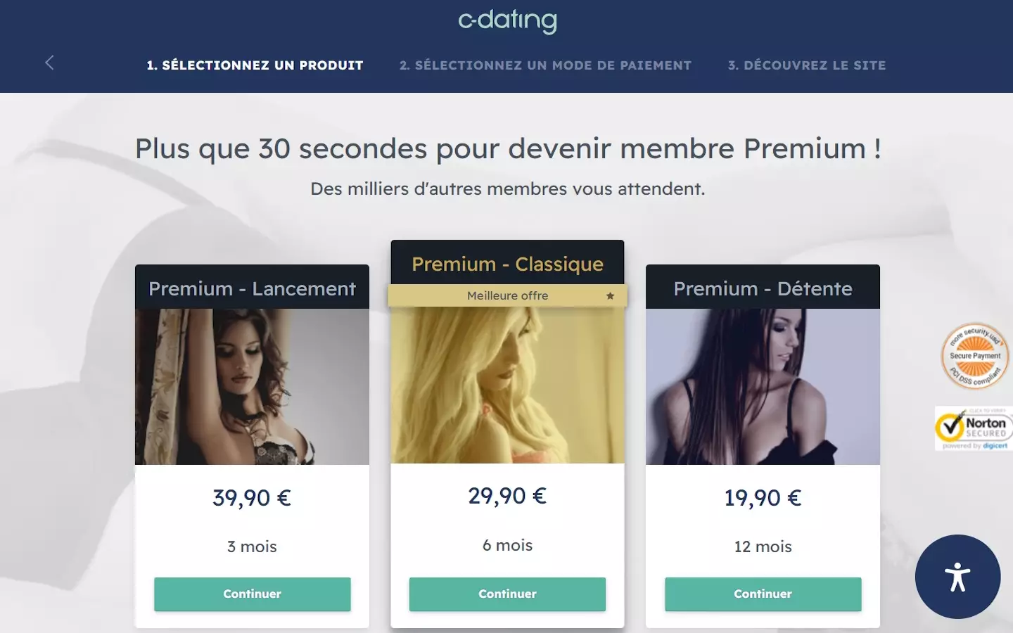 C-Dating.fr tarifs