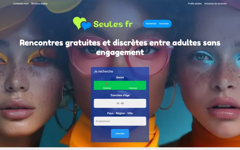 Seules.fr landing page