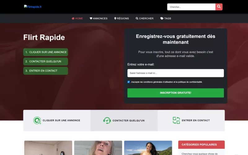 FlirtRapide.fr Startseite