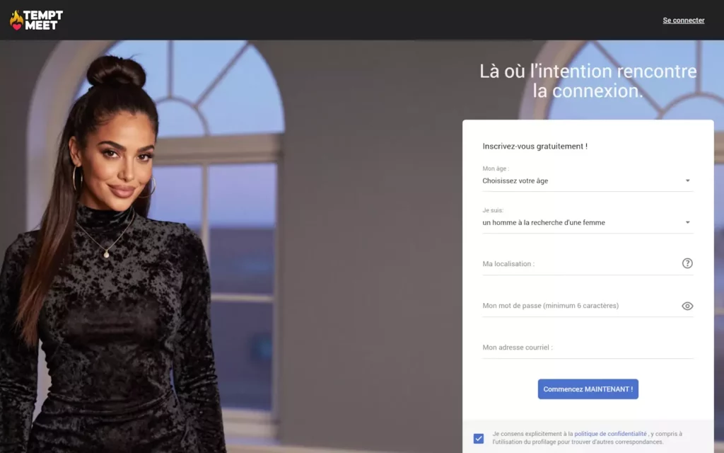 TemptMeet.com Startseite
