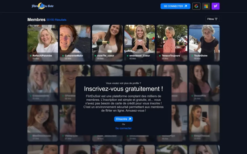 Flirtdusoir.com Startseite